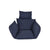 Coussin Voyageur | Coussin d’Assise Fauteuil Osier | Marine
