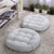Coussin Assise Sol Vert Rayé