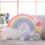 Coussin Voyageur | Coussin Fantaisie Arc-en-ciel | Nuage