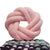 Coussin Noeud à Trou Rose