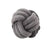 Coussin Voyageur | Coussin Noeud Boule | Gris Foncé