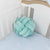 Coussin Noeud France Bleu Clair