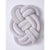 Coussin Noeud Gris