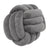 Coussin Noeud Gris Foncé