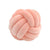 Coussin Noeud Joli Rose