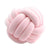 Coussin Noeud Joli Rose