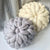 Coussins Noeud en Tricot fait main