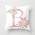 Coussin Voyageur | Housse Fantaisie Lettre | B