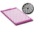 Coussin Voyageur | Tapis Acupression | Pourpre