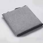 Coussin Carré Assise Chaise de Bureau Gris
