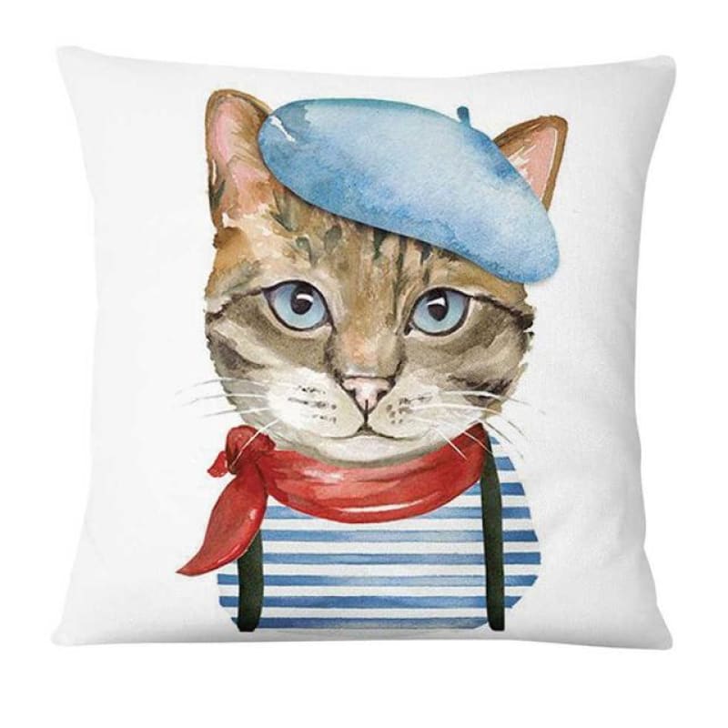 Coussin Chat Habillé