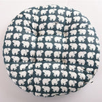 Coussin Voyageur | Coussin de Sol Rond 40 cm | 4