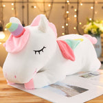 Coussin Voyageur | Coussin Fantaisie Licorne | 30cm / Blanc