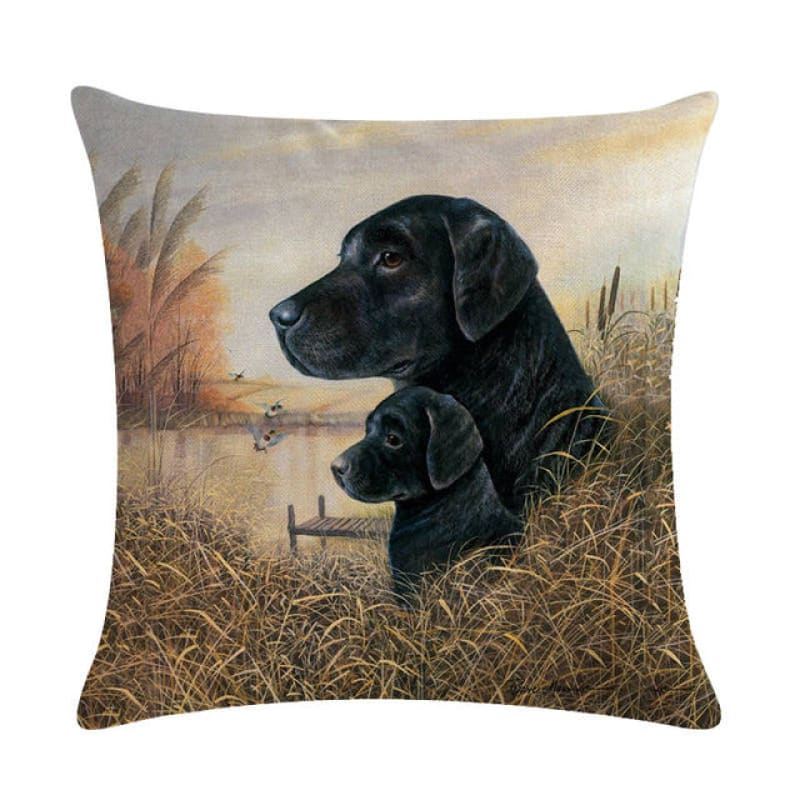 Coussin Labrador Chocolat | Coussin Voyageur