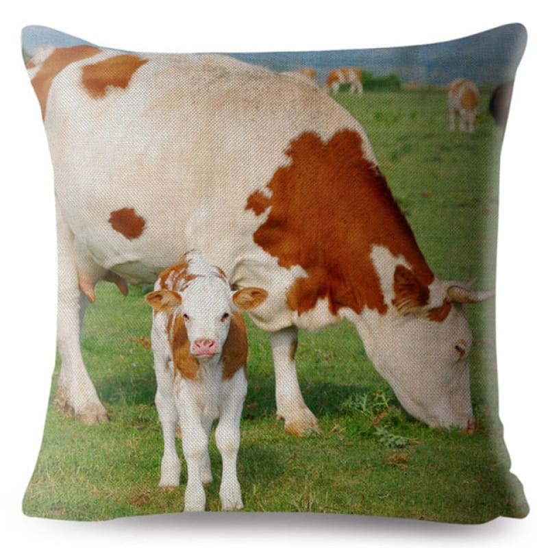 Housse Coussin Vache | Coussin Voyageur