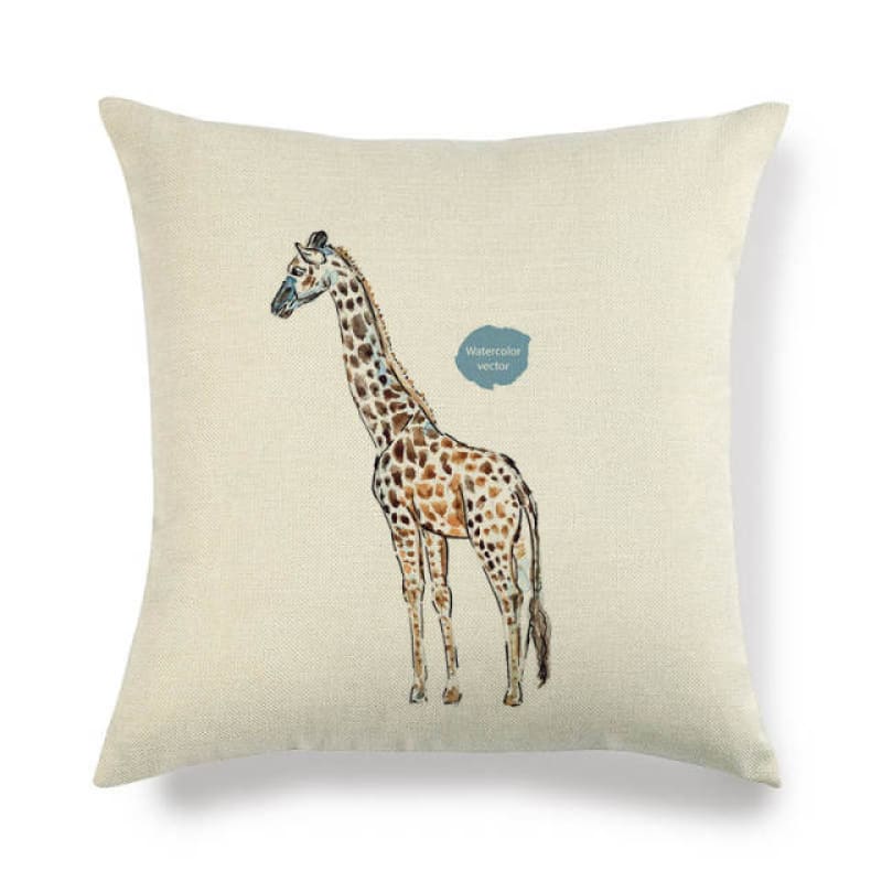 Coussin Voyageur | Housse Coussin Girafe | Freddy