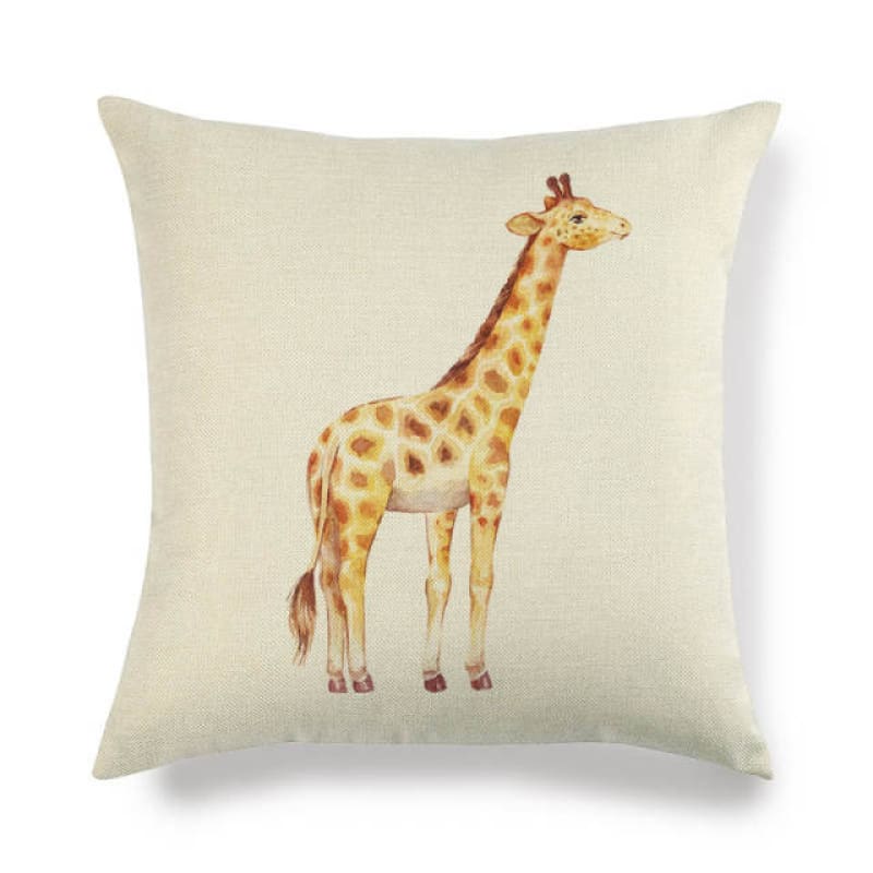 Coussin Voyageur | Housse Coussin Girafe | Jenny