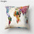 Coussin Voyageur | Housse de Coussin Carte du Monde | 1