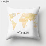 Coussin Voyageur | Housse de Coussin Carte du Monde | 6