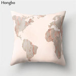 Coussin Voyageur | Housse de Coussin Carte du Monde | 10