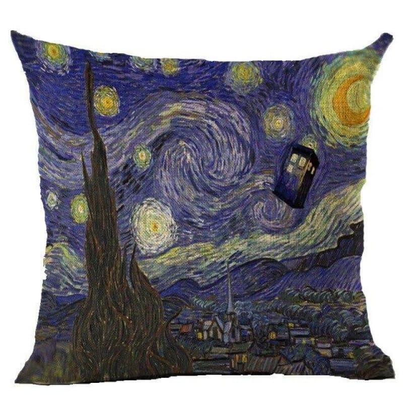 Housse Fantaisie Peinture Van Gogh | Coussin Voyageur