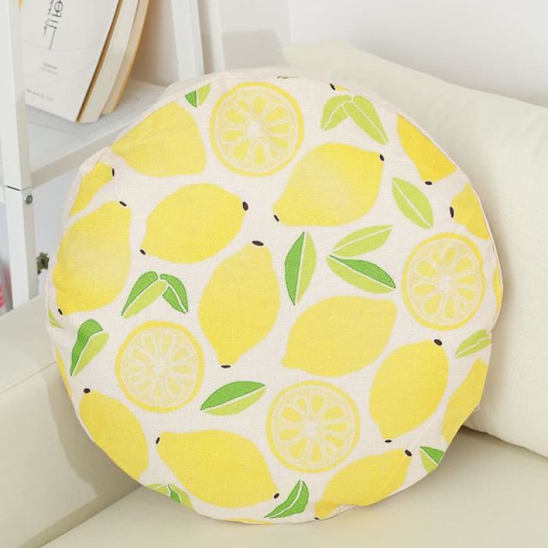 Housse de Coussin Rond 45 cm | Coussin Voyageur