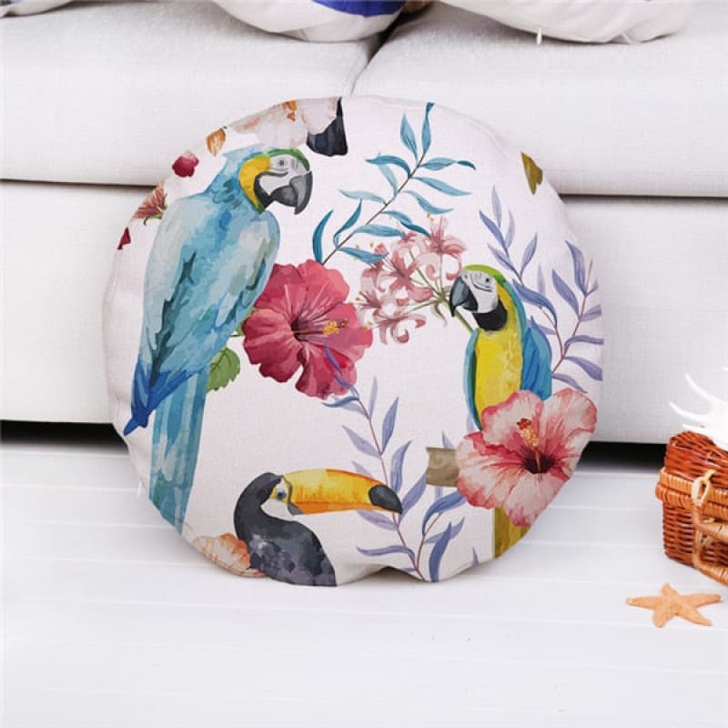 Coussin Voyageur | Housse de coussin Jungle | Perroquet