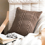 Housse de coussin Laine de Tricot | Coussin Voyageur