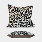 Housse de Coussin Motif Léopard | Coussin Voyageur