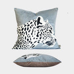 Housse de Coussin Motif Léopard | Coussin Voyageur