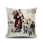 Coussin Voyageur | Housse de Coussin Motif de Noël | Enfants