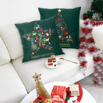 Housse de Coussin Vert Sapin | Coussin Voyageur