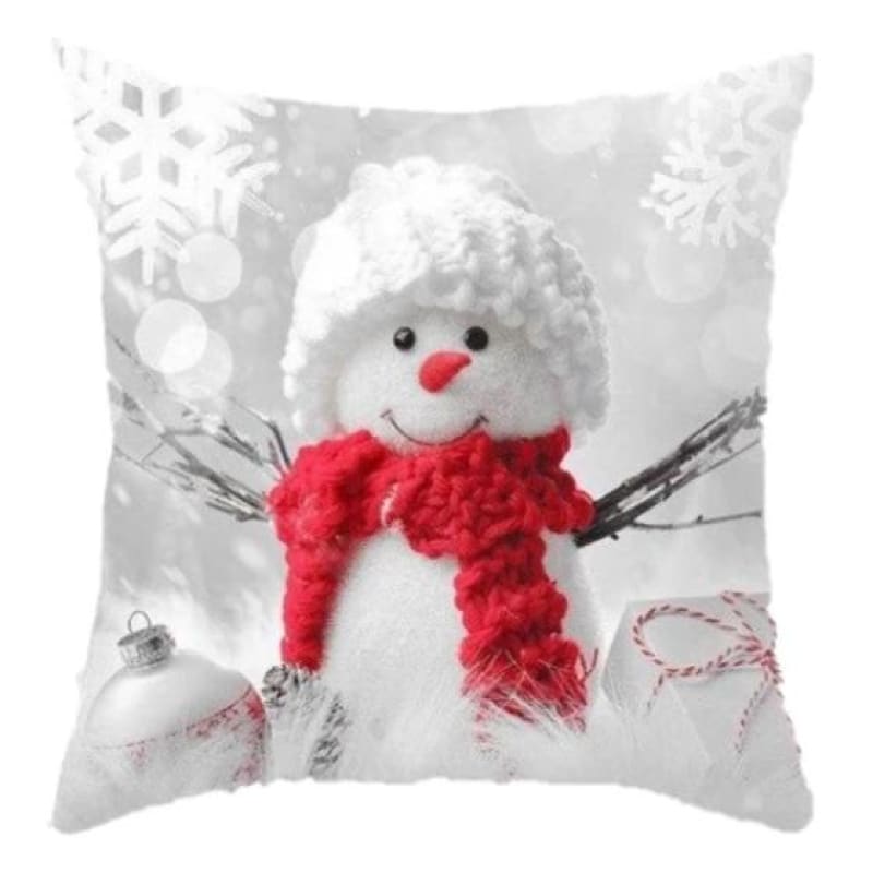 Housse Fantaisie Bonhomme de Neige | Coussin Voyageur