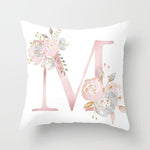 Coussin Voyageur | Housse Fantaisie Lettre | M