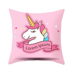 Housse Coussin Licorne | Coussin Voyageur