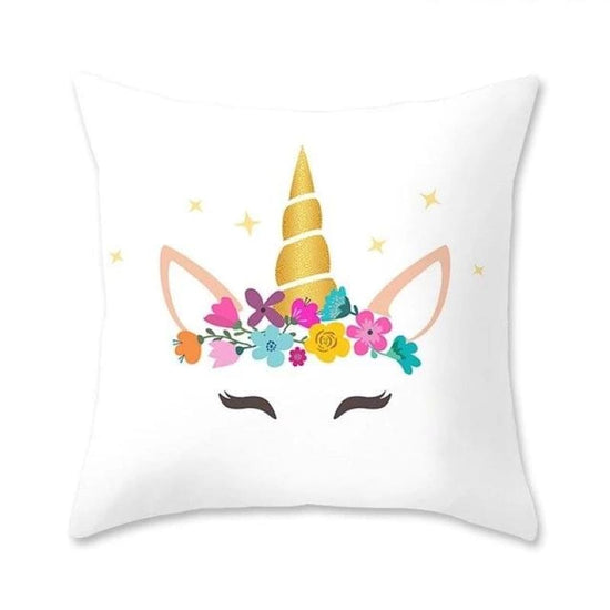 Housse Coussin Licorne | Coussin Voyageur