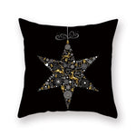 Coussin Voyageur | Housse Fantaisie Motif de Noël | Cercle /