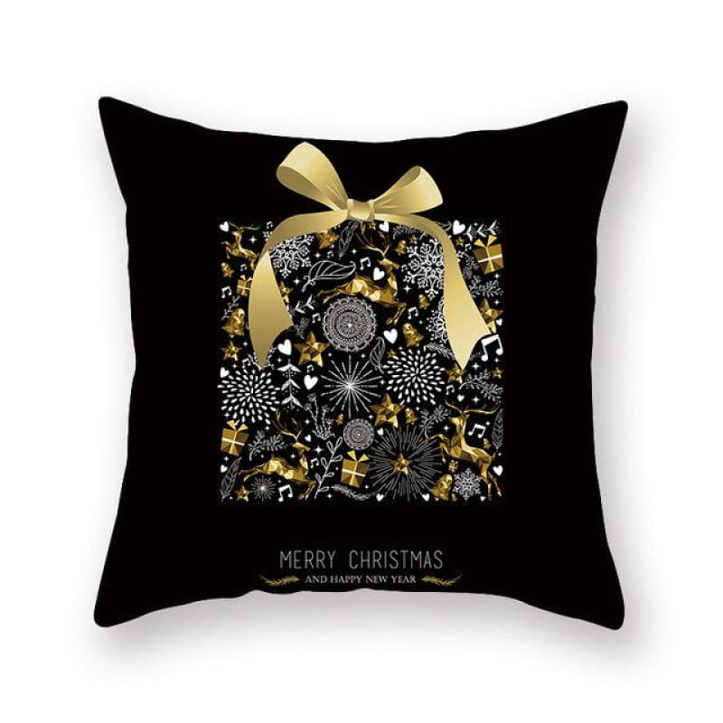 Coussin Voyageur | Housse Fantaisie Motif de Noël | Cercle /