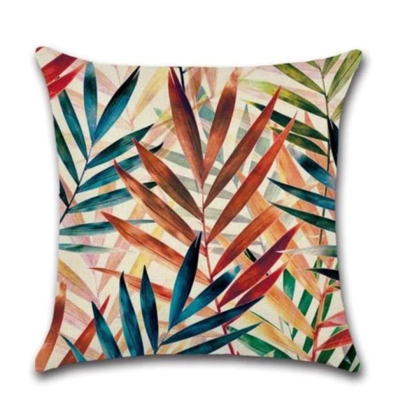 Housse Coussin Tropicale | Coussin Voyageur