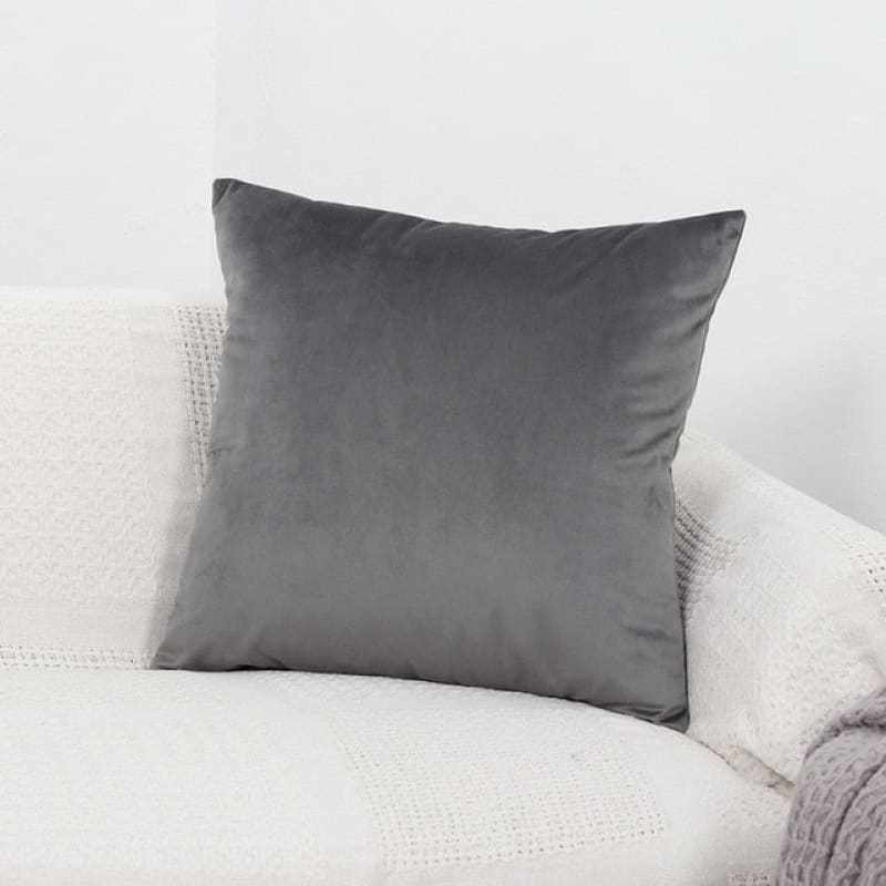 Housse Coussin Gris | Coussin Voyageur