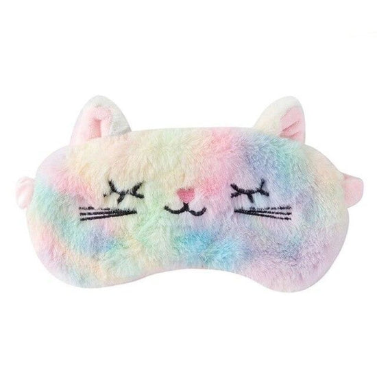 Masque de Nuit Licorne Multicolore Chat