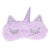 Coussin Voyageur | Masque de Nuit Licorne Pourpre