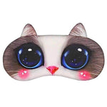 Coussin Voyageur | Masque de Sommeil Animaux Chat | Lucie