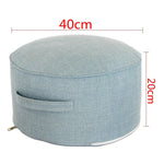 Coussin Voyageur | Pouf Coussin de Sol | Bleu Ciel / 40x20cm