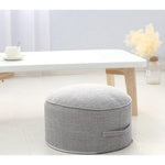 Coussin Voyageur | Pouf Coussin de Sol | Gris / 40x20cm